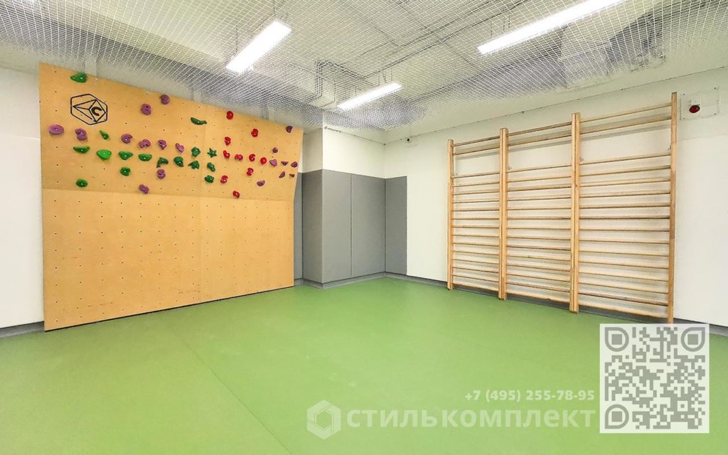 Проект современного спортзала в школе - разработка и реализация от ООО ГК Стиль Комплект